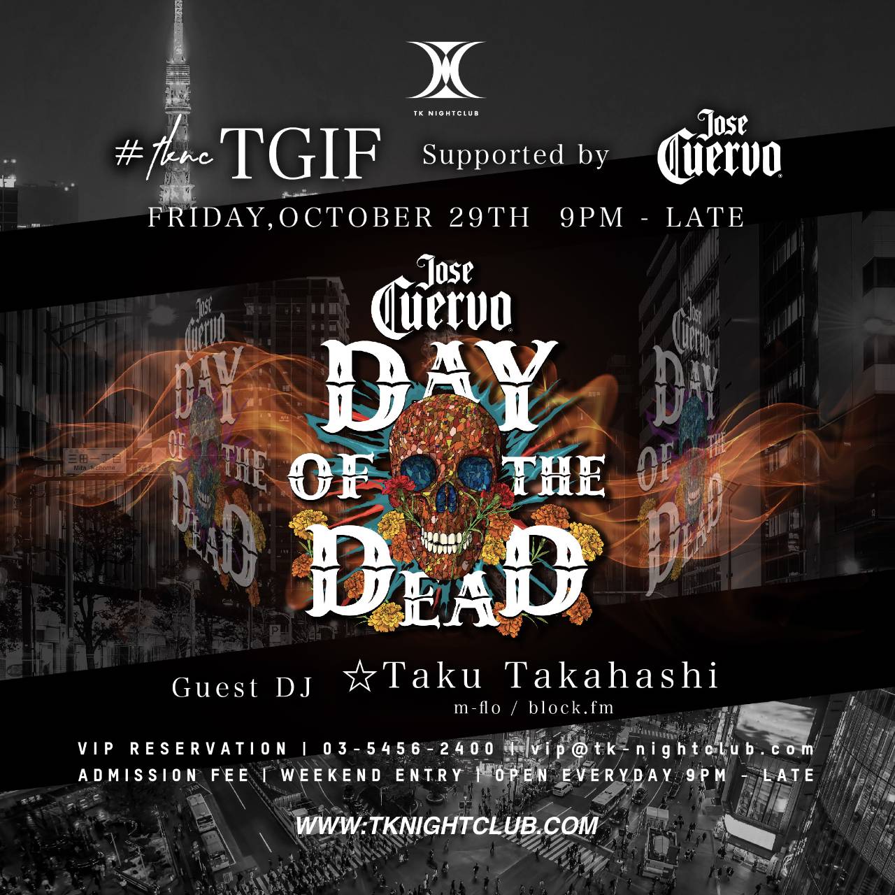TKNC,s TGIF DAY OF THE DEAD Supported by Jose Cuervo
