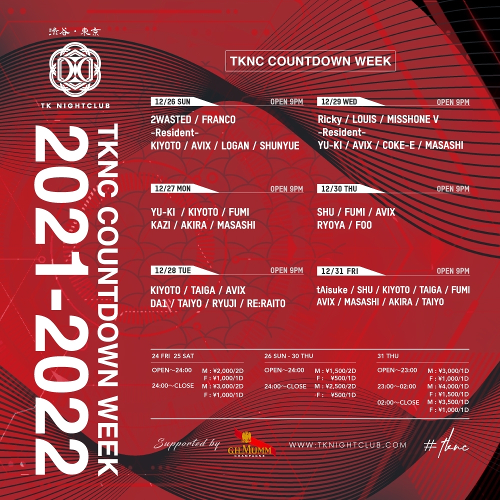 TKNC COUNTDOWN & NEW YEAR WEEK 2021-2022